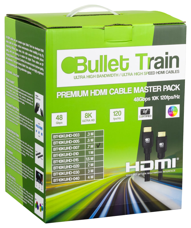 Bullet Train 4M HDMI Cable 18Gbps Ultra High Speed